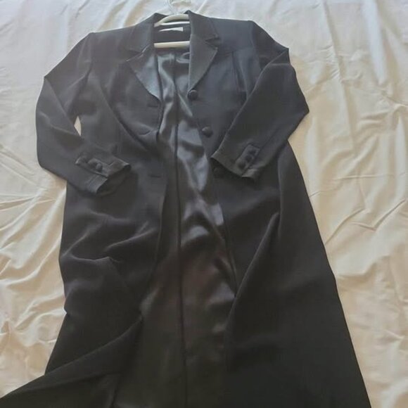 Long black jacket - size small - Picture 1 of 4